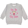 thumbnail image 2 of Inktastic The Big Sister Toddler Sweatshirt, 2 of 4
