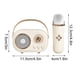thumbnail image 2 of Mini máquina de karaoke, altavoz portátil Bluetooth con micrófono inalámbrico, estilo retro | Sistema de karaoke para niños y adultos | Altavoz PA compacto y ligero para cantar en fiestas en casa, 2 of 5