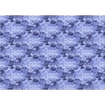 thumbnail image 1 of Ahgly Company Indoor Rectangle Patterned Jeans Blue Area Rugs, 2' x 5', 1 of 6
