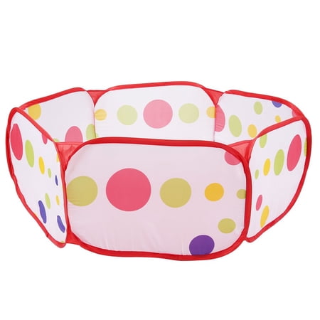 Baby Ball Pit Play Tent  6-Sided Ball Pit with Basketball Hoop for Ball Play