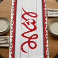 thumbnail image 5 of Table Runners 72 Inches Long Dress Scarves, Valentine's Day Farmhouse Kitchen Table Runner, Coffee Tablerunners, Vintage Love Heart Romantic Roses Gnomes 16x72 Inch, 5 of 9