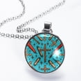 thumbnail image 2 of Cross Women's Glass Circular Pendant Necklace, 2 of 5