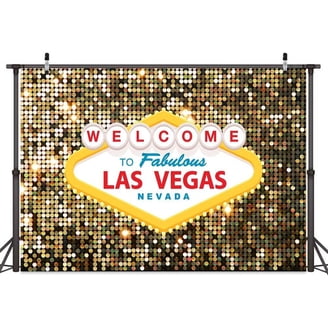 5x3ft Casino Night 40th Birthday Backdrop - Las Vegas Poker Dice Photography Background