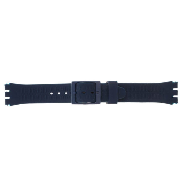 pitrice 17mm Silicone Rubber Watch Strap Band Waterproof Watchbands Steelblue