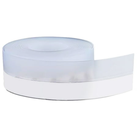 Peel and Stick Translucent Door Bottom Seal Strip Soundproof 300 cm Length