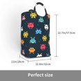 thumbnail image 3 of DouZhe 50L Rectangular Laundry Basket, Cartoon Aliens Game Monsters Prints Waterproof Foldable Laundry Hamper with Aluminum Handles, 3 of 6