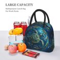 thumbnail image 5 of KLL Artistic Turtle Earth for Insulated Lunch Bag- Leakproof Cooler Tote Bag Organizer for Women & Men - Reusable Lunch Box for Office Picnic Hiking Beach-One Size, 5 of 6