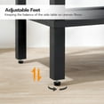 thumbnail image 6 of Side Table with Charging Station, Set of 2 End Tables with USB Ports and Outlet, Nightstand with 2-Tier Storage Shelf, for Living Room, Bedroom, Small Space, Black, 6 of 9