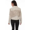 thumbnail image 2 of Scully Western Jacket Womens Fringe Laser Jean XS Off White F0_HC687, 2 of 2