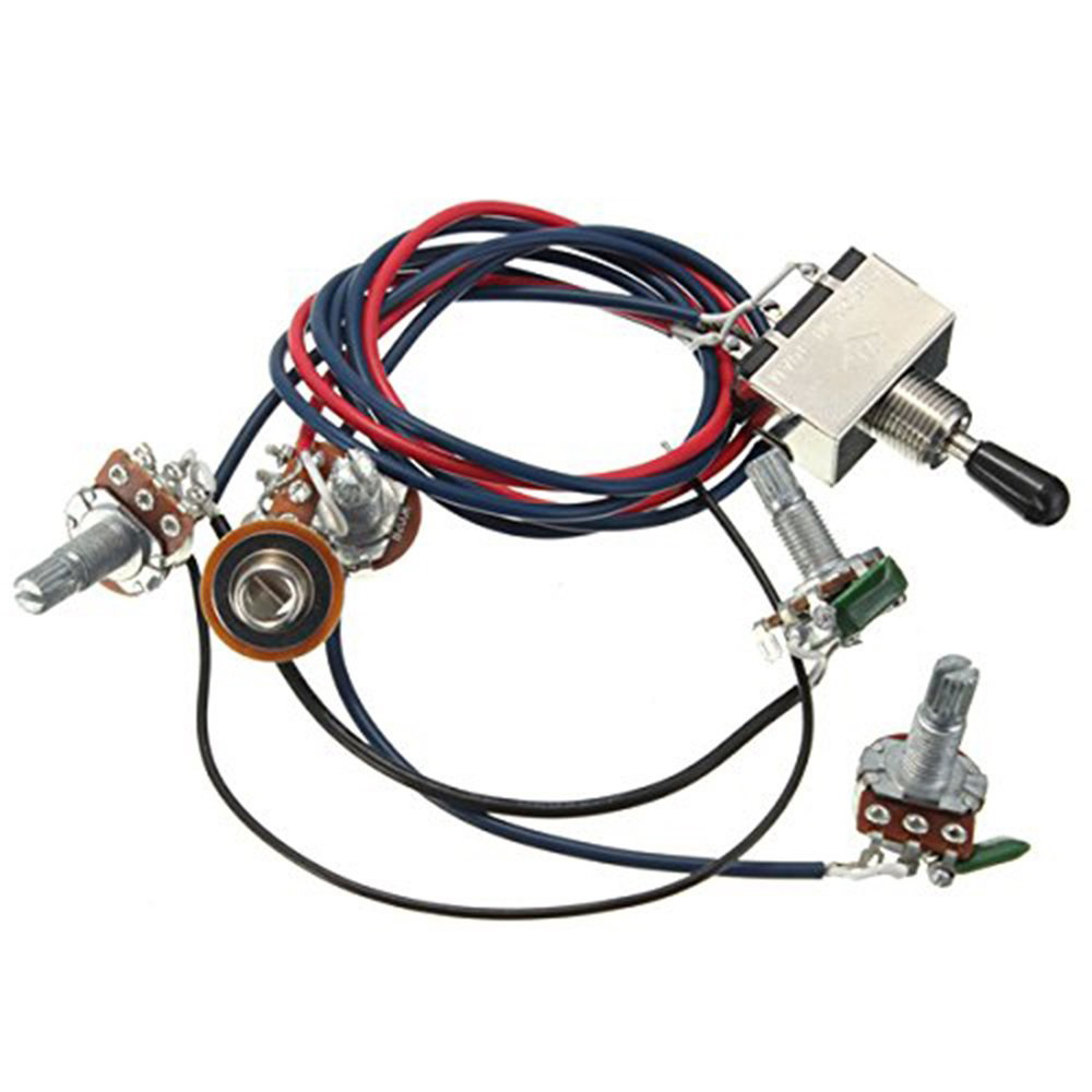 Guitar Wiring Harness Kit 2V2T 3 Way Toggle Switch With Varitone Switch Guitar Wiring Harness Kit 2V2T 3 Way Toggle Switch With Varitone Switch