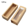 thumbnail image 1 of Lubelski 10Pcs Cookie Boxes Dust-proof Visible Paper Clear Window Bakery Boxes for Birthday, 1 of 9