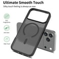 thumbnail image 5 of iPhone 17 Pro case semi Transparent Shockproof and Fingerprint Resistant Protective case with Glass Screen Protector (Baby Blue, iPhone 17 Pro ), 5 of 5