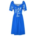 thumbnail image 4 of In March We Wear BLUE Sleeveless Dress dress party evening elegant luxury celebrity Casual dresses, 4 of 6