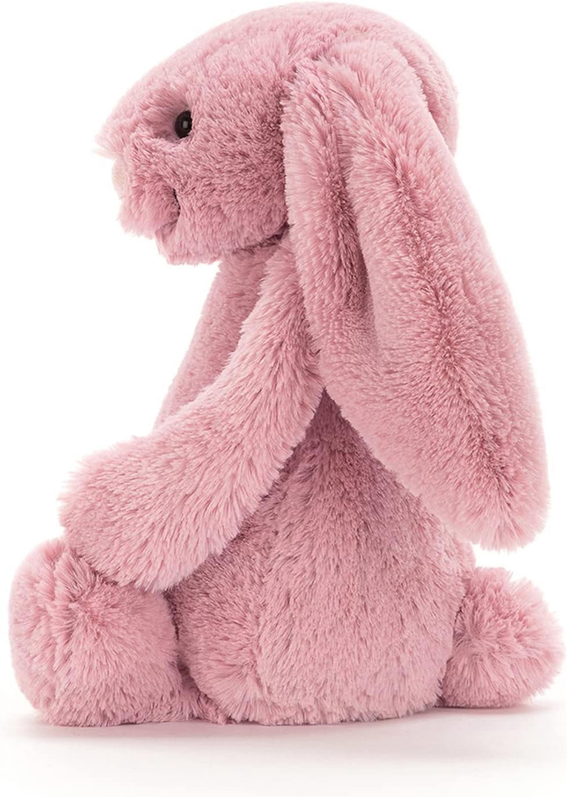 Jellycat Bashful Tulip Pink Bunny Stuffed Animal, Medium 12 inches - Rabbit and Bunny Plush Toy - Classic Children's Gift