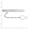 thumbnail image 2 of Sterling Silver Rhodium Plated Tie Clip, 2 of 2