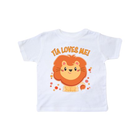 

Inktastic Tía Loves Me- cute lion Gift Toddler Boy or Toddler Girl T-Shirt