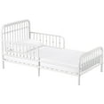 thumbnail image 4 of Little Seeds Monarch Hill Ivy Metal Toddler Bed, White, 4 of 21