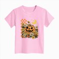 thumbnail image 5 of Child Girls Halloween Shirts for Girls Spooky Pumpkin Short Sleeve Shirts Kids Crewneck Tops Halloween Gifts Little Kids Tops Size 9-10 Years, 5 of 5