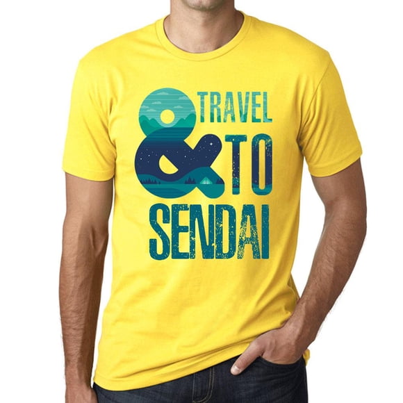 T-Shirt Graphique pour Hommes et Voyage à Sendai Éco-Friendly Édition Limitée Tee-Shirt à Manches Courtes Anniversaire Vintage Cadeau Nouveauté