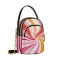 thumbnail image 7 of FORMRS Crossbody Bag for Women Quilted Travel Shoulder Cell Phone Purse with Chain Strap Handbag, Swirling Lines, 7 of 7