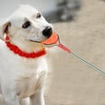thumbnail image 2 of Pelota de juguete interactivo para masticar con cuerda EVA portátil para entrenamiento de perros, resistente a mordeduras (roja), 2 of 11