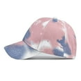 thumbnail image 6 of ZHENHONG Womens Baseball Caps Topless Athletic Sunproof Hats Cotton Sweatband Hats Cozy Tie Dye Visor Hat Purple, 6 of 6