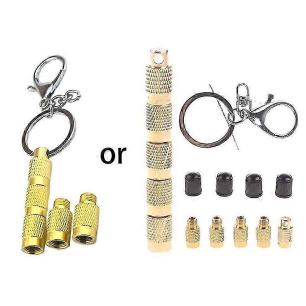 4 in 1 Auto Car Alloy Tire Pressure Relief for Valve Deflator Bleeder for Valve Set Deflators for Offroad Vehicles Air D