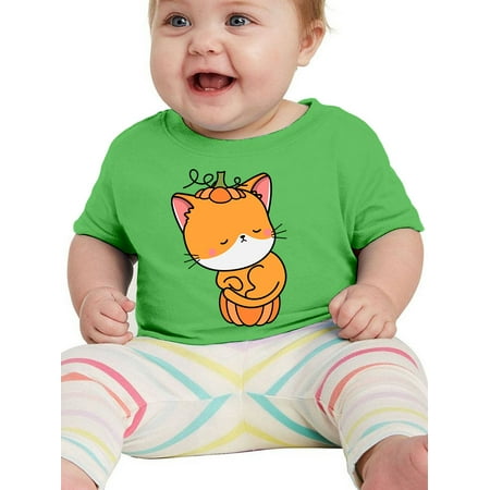 

Cute Pumpkitty W Pumpkin Costume T-Shirt Infant -Image by Shutterstock 12 Months