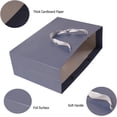 thumbnail image 2 of Bolsa de regalo azul con asa para boutique, cumpleaños, felicitaciones, día de la madre, día del padre, día de San Valentín, 2 of 4