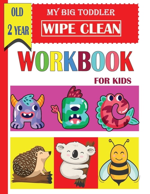 My Big Toddler wipe clean workbook for kids old 2 year A Magical