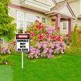 thumbnail image 7 of Kurmntregon Animals May Bite Or Kick Sign With Stake Animal Pets Yard Sign Caution Warning Security Sign 6x4.6inch Zoo Metal Outdoor Lawn Decor Farm Aluminium Decorations Stake Kit, 7 of 7