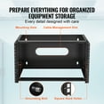 thumbnail image 2 of KFFKFF 6U Wall Mount Rack, 355.6mm Depth, Supports up to 22.68kg, Includes Cage Nuts for 482.6mm Wide Shallow Server and Network Equipment, 2 of 9