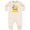 Natural Heather, variant on Inktastic It's Fun Bee-ing One Cute Bee First Birthday Baby Fleece Romper