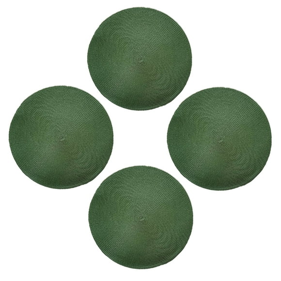 Toystoory 4 unids/set posavasos de resistentes a las manchas y de fácil cuidado, manteles individuales elegantes duraderos y versátiles Hardware verde negruzco