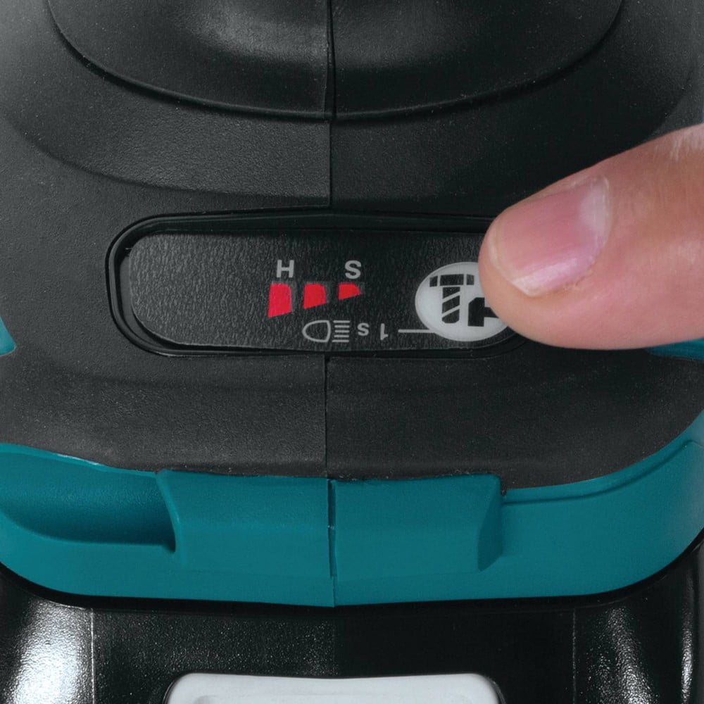 Makita Cordless Hi-Torque 7/16"" Hex Impact Wrench Kit 5.0Ah 18V LXT Li-Ion Brus