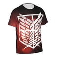 thumbnail image 3 of Attack On Titan Men's Short-Sleeve T-Shirt Summer Casual Tee Top Breathable Crewneck T-Shirt Xx-Large, 3 of 7