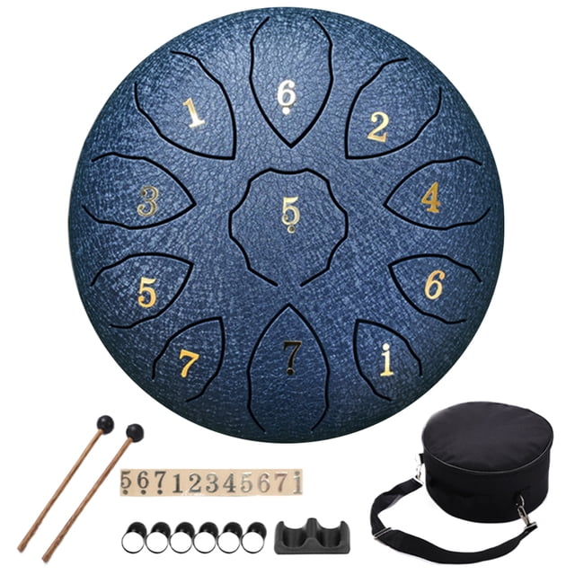 Instrumentos Curativos Percusión Tambor Mano 8 Pulgadas 11 Notas