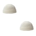 thumbnail image 1 of Minnieouse Sombrero de hilo de punto de invierno personalidad Unisex moda al aire libre cálido gorros de cabeza corta hombres mujeres sombreros Type2 NO2, 1 of 6