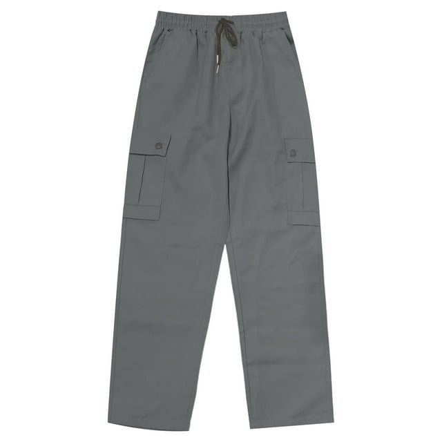 Pantalon Utilitaire Durable pour Hommes, Design Cargo Minimaliste avec Coupe Confortable pour la Randonnée et les Déplacements Quotidiens
