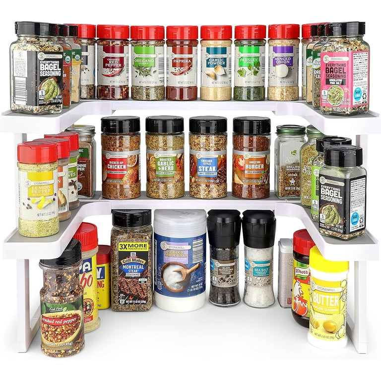  DecoBros Spice Rack 3 Tier Expandable Cabinet Spice