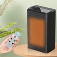 thumbnail image 1 of Portable Desktop Mini PTC Heater Home Fast Heat Silent Heater Electronic Heater Desktop Office Student Dormitory Warmer MachineRemote Control UKGERMANY He Qiyong unisex, 1 of 1