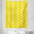 thumbnail image 1 of Yellow Chevron Tapestry, Vertical Retro Chevron Motif in Yellow Color Tones, Fabric Wall Hanging Decor for Bedroom Living Room Dorm, 5 Sizes, Avocado Green Yellow, by Ambesonne, 1 of 1