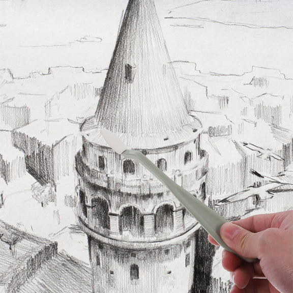 LEORX Sketching Accessories Assorted Color 2 Sets 6.68X0.79X0.20in