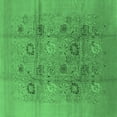 thumbnail image 1 of Ahgly Company Indoor Square Oriental Emerald Green Industrial Area Rugs, 5' Square, 1 of 4