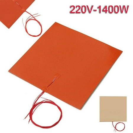 

GDHOME 500*500mm 220V 1400W Silicone Heater Mat Pad for Printer Heated Bed Heating