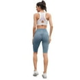 thumbnail image 7 of Women's Biker Shorts High Waist Butt Lift Yoga Workout Shorts with Hidden Pockets, 7 of 7
