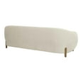 thumbnail image 4 of Lina Cream Textured Linen Sofa, 4 of 4