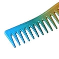 thumbnail image 6 of Vocoste Wide Tooth Hair Comb All Purpose Detangling Styling Comb Plastic Multicolor, 6 of 6