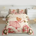 thumbnail image 2 of Manfei Kawaii Princess Bedding Comforter Set for Girls, Dreamy Fairy Tale Twin Comforter Sets, Christmas Tree Gifts Reversible Bedding Set, Luxury Bedroom Decor, 2 Pieces, 2 of 8