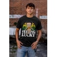 thumbnail image 5 of Betty Boop Saint Paddys Feeling Lucky Women's Graphic T Shirt Tees Brisco Brands S, 5 of 6